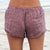 Linen Shorts > ORGANIC Burgandy Solid