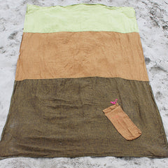 Linen Rust/Gold/Celery Beach Blanket