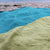 Linen Teal/Grass/Coral Beach Blanket