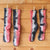 Coral Coal Stripe Tie-Dye Socks