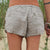 Linen Shorts > Sandy Grey Solid
